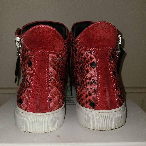 MCM Michalsky Snakeskin 🐍  print...Suede and zleather upper. Good Condition - Picture 2 of 5